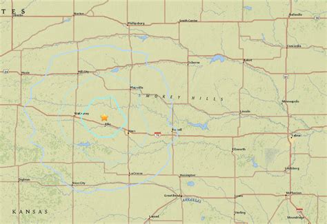 Earthquake Shakes North Central Kansas