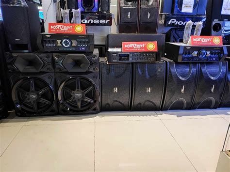 KONZERT SPEAKER SET WITH AMPLIFIER & MIXER, PORTABLE, TV & Home ...