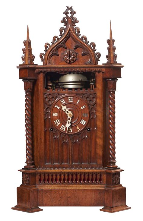 A BLACK FOREST BRACKET CLOCK JOHANN BAPTIST BEHA CIRCA 1880