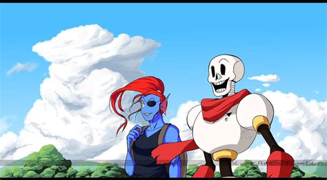 Papyrus Undertale Papyrus Ut Undyne Undertale персонажи