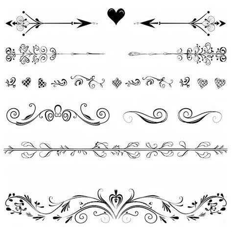 20 000 Floral Text Dividers Pictures