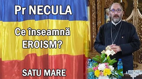 Pr Constantin Necula Conferinta Satu Mare Eroi Si Martiri Youtube