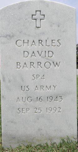 Charles David Barrow 1943 1992 Find A Grave Memorial