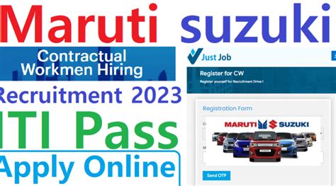 Maruti Suzuki Cw Recruitment 2023 ‣ Anil Sir Iti