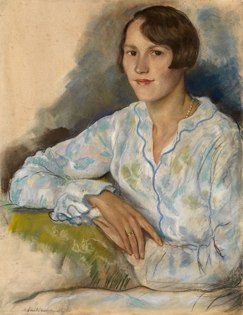 Female Portrait (Zinaida Serebriakova - ) | Painting, Oil painting ...