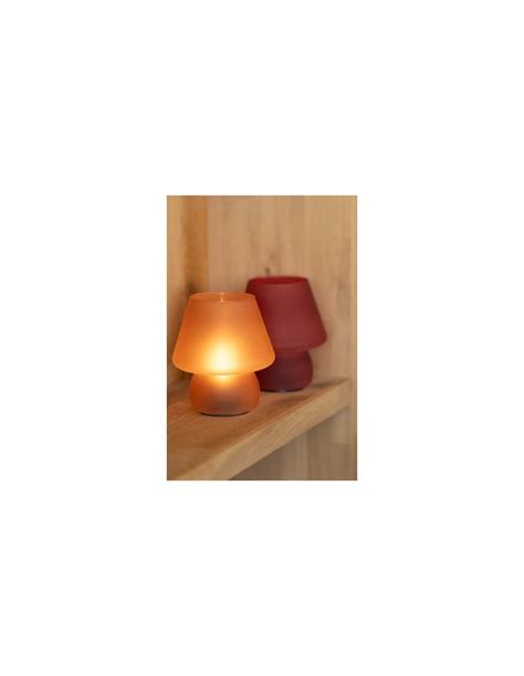 Lampes En Verre Orange La Madeleine Deco