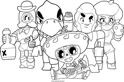 Coloriage Brawl Stars Color