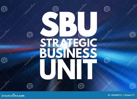 Bu Business Unit Concept With Keyword People And Icons Flat Vector