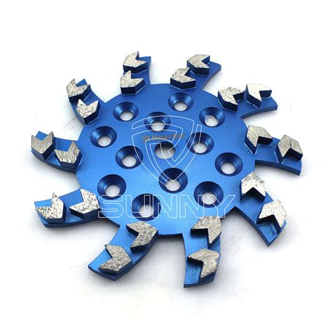 250mm 20 Arrow Segment Diamond Cup Wheel For Grinding Epoxy Coating