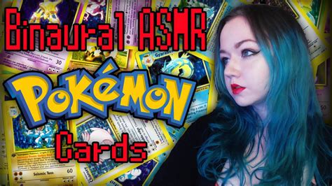 Binaural Asmr Pokemon Cards First Experience Youtube