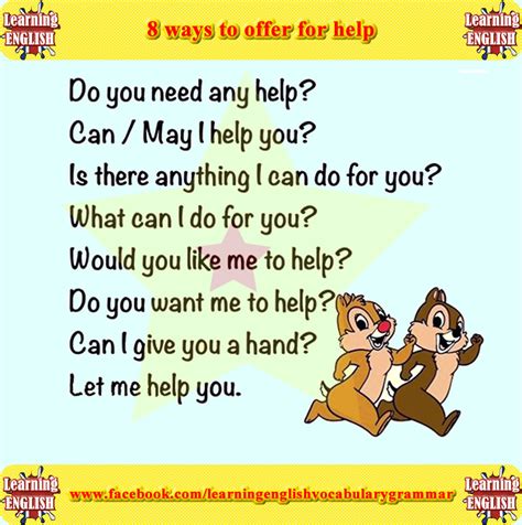 8 Ways to Offer For Help - English Learn Site