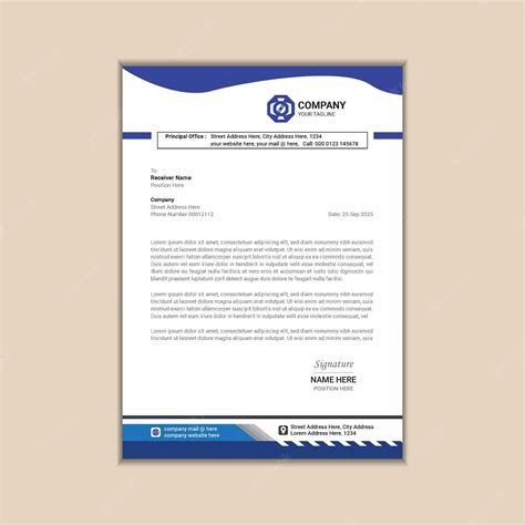 Premium Vector | Sophisticated corporate stationery design for