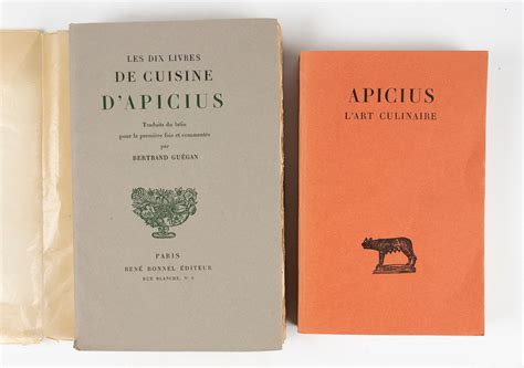 Apicius Les Dix Livres Dapicius Traduits Du Latin Pou