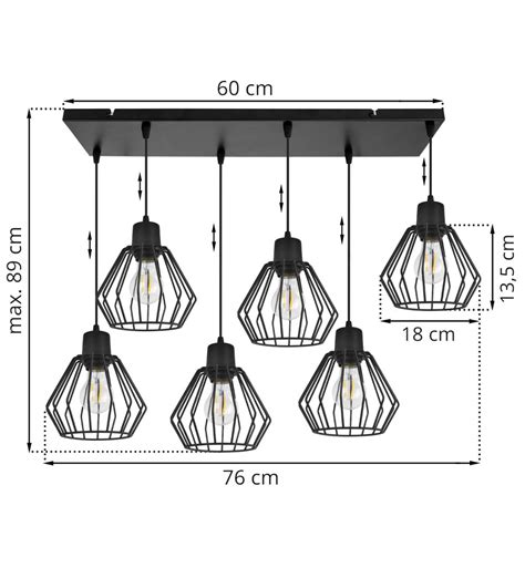 Lampa Wisz Ca Nuvola R De Wiat A Regulacja Kolor Czarny