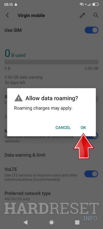 How To Turn On And Turn Off Data Roaming On BLACKVIEW BV9300