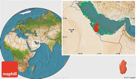 Qatar World Map