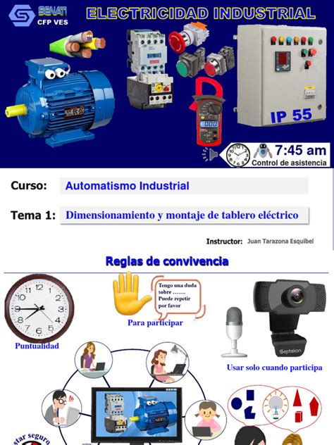 Tema 1 Dimensionamiento Y Montaje De Tablero Eléctrico Pdf Campo