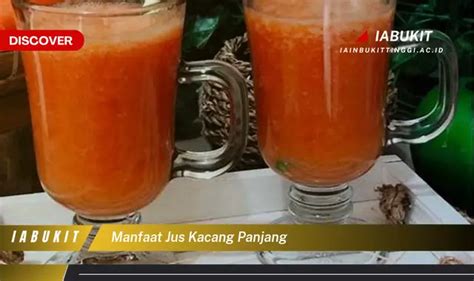 Intip 7 Manfaat Jus Kacang Panjang Yang Wajib Kamu Tahu Discover