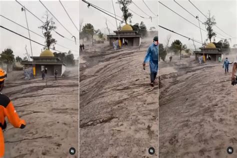 Viral Masjid Di Lumajang Tetap Berdiri Kokoh Usai Diterjang Erupsi