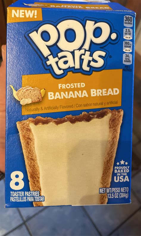 Pop Tarts Frosted Banana Bread Toaster Pastries Fig App