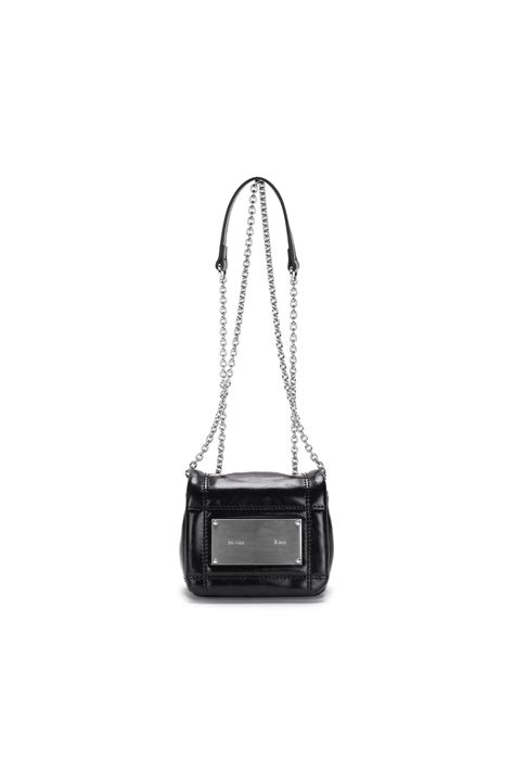 Classic Chain Quilting Mini Bag In Black Matinkim