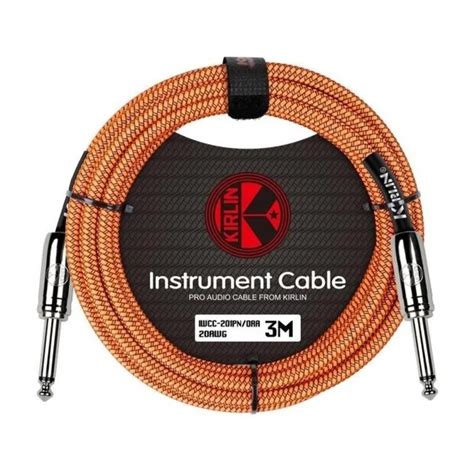 Cable Para Instrumento Kirlin Profesional Iwcc Pn M Ora Color Naranja