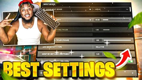 Best Pc Settings For Sniping Controller Keyboard And Mouse Cod