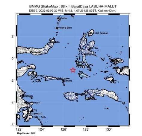 Gempa M5 0 Di Halsel Malut Tidak Berpotensi Tsunami