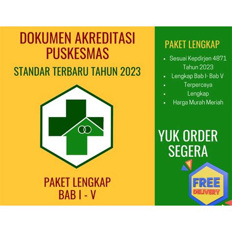 Jual Soft File Dokumen Akreditasi Puskesmas 5 Bab 2023 Dokumen