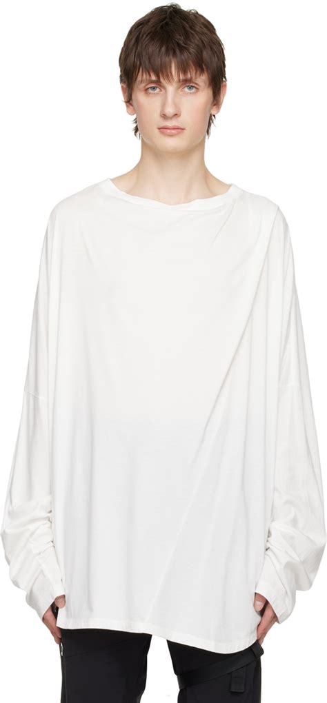 Julius SSENSE Exclusive White Long Sleeve T Shirt SSENSE