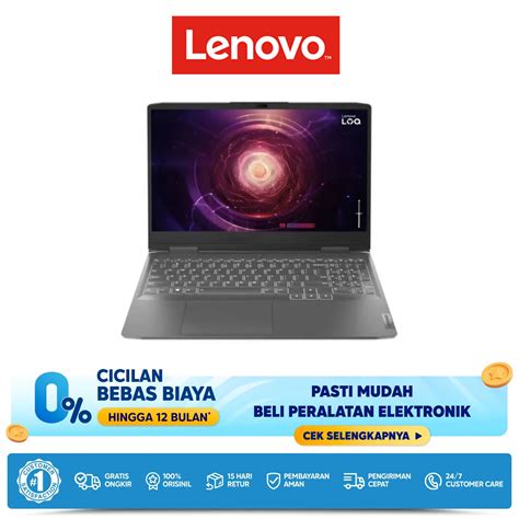 Jual LENOVO LOQ 15APH8 Ryzen 5 7640HS 8GB 16GB 512GB RTX4050 15 6 WQHD