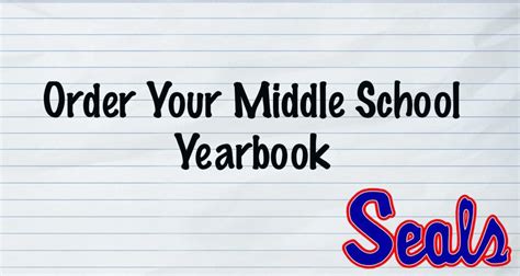 Middle School Yearbook Orders – Selinsgrove Area School District