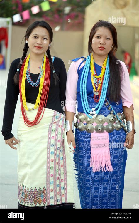 Nyishi Tribe Women Arunachal Pradesh India Asia Mr 786 Stock Photo