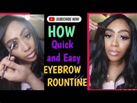 HOW TO QUICK AND EASY EYEBROW TUTORIAL BEGINNER FRIENDLY UPDATED