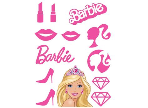 Edible Icing Image Barbie Icons Sheet