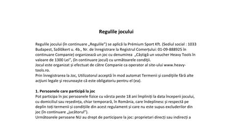 Heavytools Ro Regulile Jocului Extended Pdf Docdroid