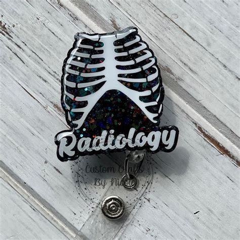 Personalized X Ray Interchangeable Badge Reel Etsy