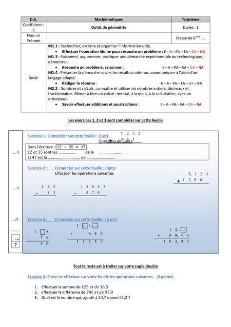 Introducir Imagen Devoir Maison De Maths Me Corrig Pdf Fr