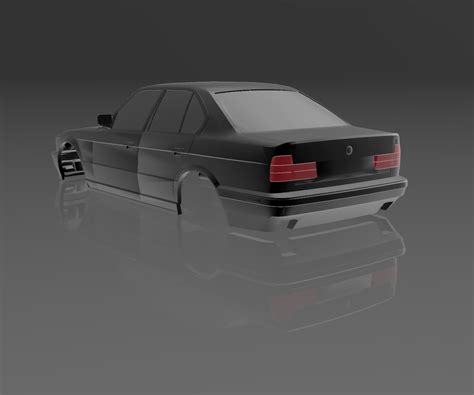 OBJ file BMW E34 M5 BODY 1:24 & 1:25 SCALE 🎨 ・Model to download and 3D ...