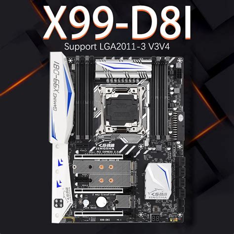 JINGSHA X99-D8I Motoard Support DDR4 RAM for Desktop Motoard ...