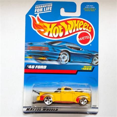 Jual HW Hot Wheels 40s 40 Ford Truck Kuning Strip Merah 1999 Blister Bagus DD24 Shopee
