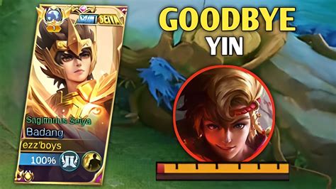 Badang Vs Yin Exp Lane Top Global Badang Solo Rank Mlbb Youtube