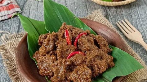 Resep Rendang Daging Sapi Rekomendasi Makanan Favorit Disajikan Saat