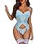Amazon Avidlove Garter Lingerie For Women Floral Lace Babydoll Bodysuit Bra And Panty Set