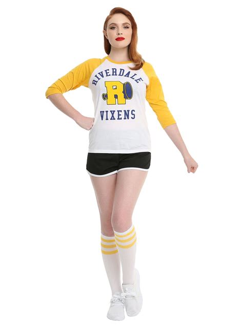 Riverdale Vixens Girls Raglan Hot Topic Exclusive Riverdale Halloween