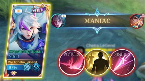 ARLOTT COMBO FLICKER X MANIAC Mobile Legends YouTube