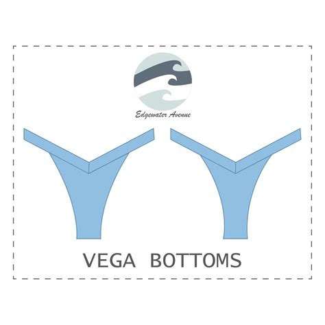 Diy V Cut Reversible Cheeky Bikini Bottoms Vega Pdf Sewing Pattern Etsy