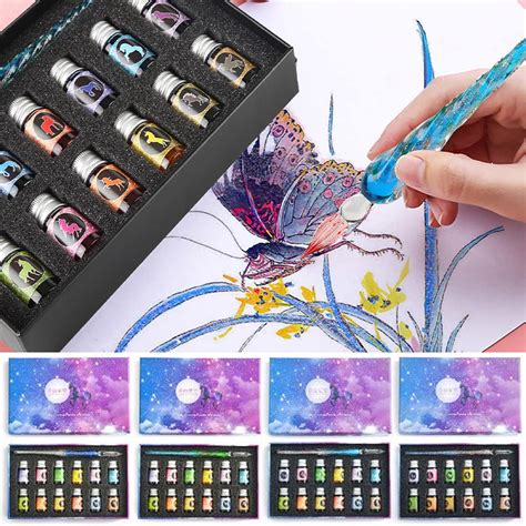 Calligraphy Glass Dip Pen Ink Set – ivyever