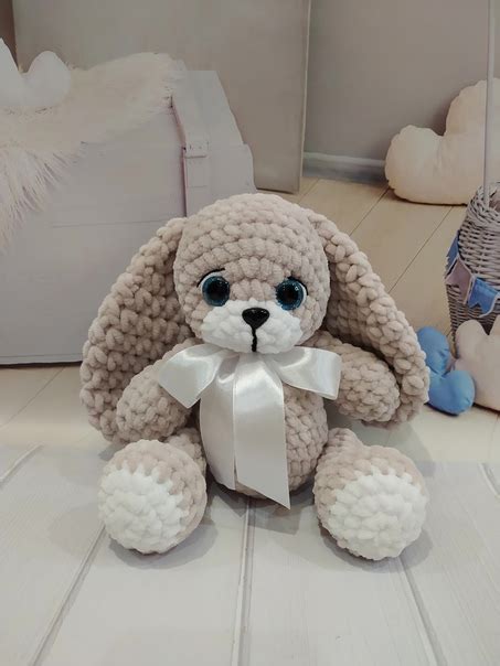 Игрушка изготовлена из высококачественной гипоаллергенной пряжи ...
