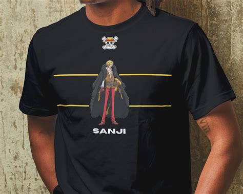 One Piece Shirt Sanji Unisex Crew Neck One Piece Anime Shirt Etsy